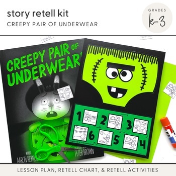 Preview of Story Retell Kit: Creepy Pair of Underwear