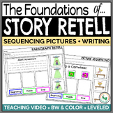 Story Retell & Picture Sequencing Beginning, Middle, End S