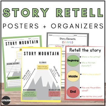 Preview of Story Elements | Story Retell | Summarizing | Reading Comprehension