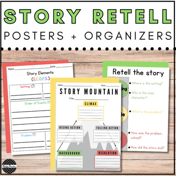 Preview of Story Elements | Story Retell | Summarizing | Reading Comprehension