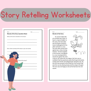 Preview of Tale Rewind: Engaging Worksheets for Effective Story Retelling