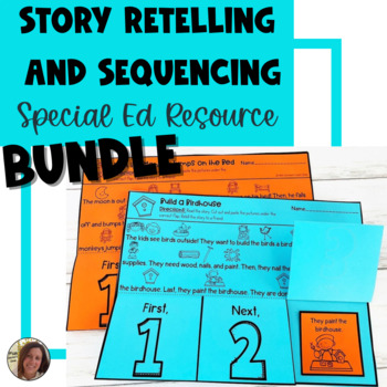 Preview of Story Retelling and Sequencing BUNDLE | Special Education and Autism Resource