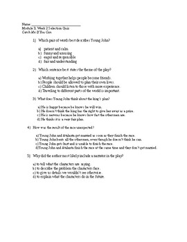 Story Selection Quiz- Module 3, Week 2 (HMH Into Reading- Grade 4)