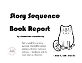 Story Sequence Book Report for Grades K, 1 & 2:  Draw to Learn!