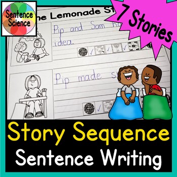 Preview of Story Sequence Sentence Writing with Sentence Science