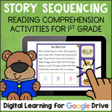 Story Sequencing 1st Grade Reading Comprehension Paperless