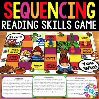Preview of Sequencing Short Story Activities Game Sequence of Events Reading Passages Cards