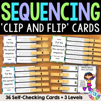 Preview of Sequencing Short Stories Activities Reading Passages Sequence of Events Cards