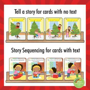 Picture Sequencing Tell a A Story Holiday Edition by Pinay