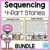 Story Sequencing and Retelling | Worksheets with 4 Part Stories