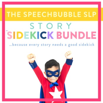 Preview of Story Sidekick BUNDLE - Literacy Based Therapy Book Companions