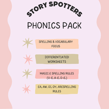 Preview of Story Spotters Phonic Pack