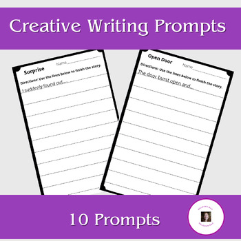 Creative Writing Prompts by Melodee Rao | TPT