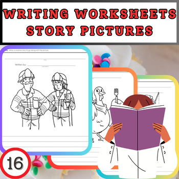 Preview of Story Starters: Picture Prompts and Writing Sheets for Creative Minds!