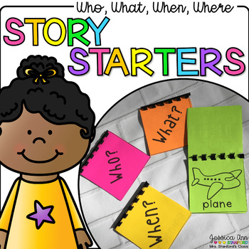 Preview of Story Starters - Writing Idea Generators for Kindergarten & First Grade Kids