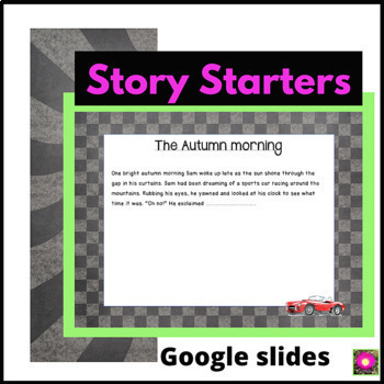 Preview of Story Starters made for google slides