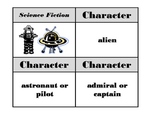 Story Starters - science fiction writing aid 120 flash card set
