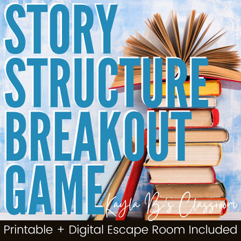 Preview of Story Structure Breakout Game Escape Room