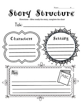 Story Structure Graphic Organizer by Jessica Brown | TpT