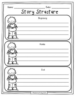 Story Structure Graphic Organizers 2 by Stephanie Kinley Ruffner