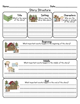 Story Structure Posters and Graphic Organizers by Denise Gutierrez