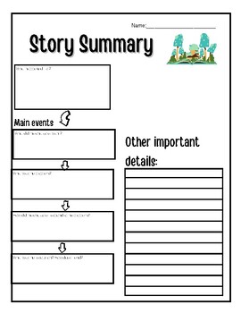 Preview of Story Summary