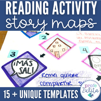 Preview of Story Summary Map Templates | Reading Comprehension Activity