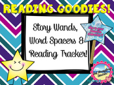 Story Wands,  Word Spacers &  Reading Tracker!