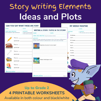 Preview of Story Writing - Ideas & Plot Creation (7-year-olds)