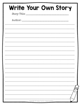 Story Writing Paper | Blank Story Writing Paper Templates | 6 Different ...