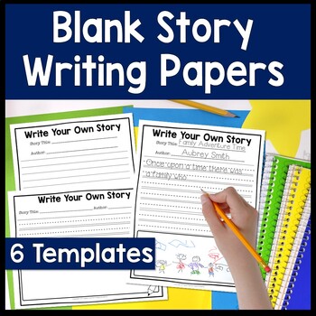 Primary Writing Paper with Picture Box, Lined Writing Paper