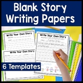 Story Writing Paper | Blank Story Writing Paper Templates 