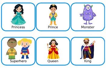 Preview of Story Writing Prompt Cards (Characters, Settings and Objects) *Editable*