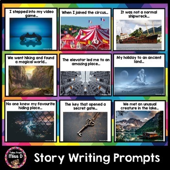 Preview of Story Writing Prompts | Photo Writing Prompts | Narrative Writing