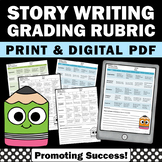 Creative Writing Rubric Short Story Mechanics Student Self