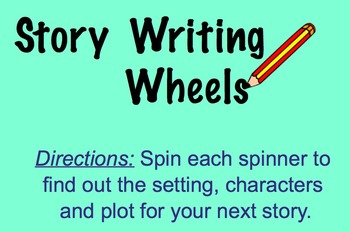 Preview of Story Writing Wheels (Smart Notebook)