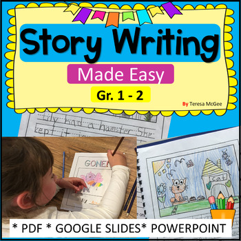 Preview of Story Writing for 1st and 2nd Grade - Easy Beginning, Middle, End Story Writing