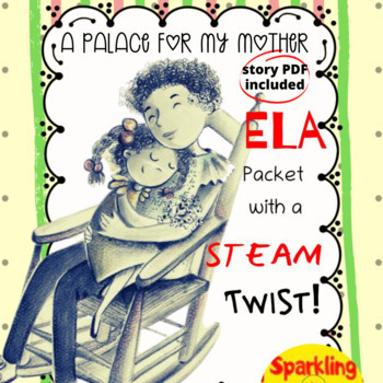 Preview of Story elements activities and STEAM projects with a FREE PDF of the story.