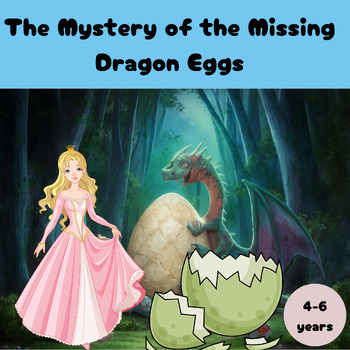 Preview of Story for kids Adventure,Courage The Mystery of the Missing Dragon Eggs