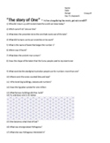 Story of 1 Video Follow-Along Worksheet