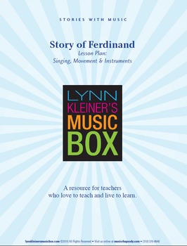 Preview of Story of Ferdinand: Stories with Music for Valentine's Day