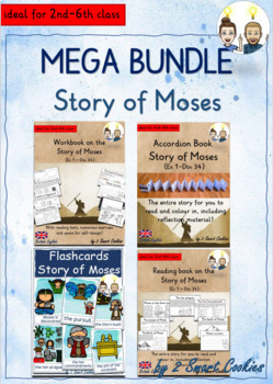 Preview of Story of Moses GROWING Mega Bundle Bible Old Testament Mose Exodus Religion BrE