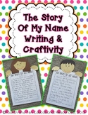 Story of My Name Writing and Craftivity