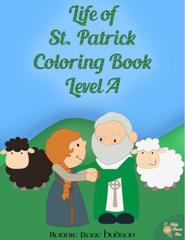 Preview of Life of St. Patrick Coloring Book—Level A