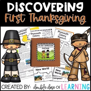 Preview of Story of Thanksgiving: Mayflower Voyage, Pilgrims & Native Americans BUNDLE