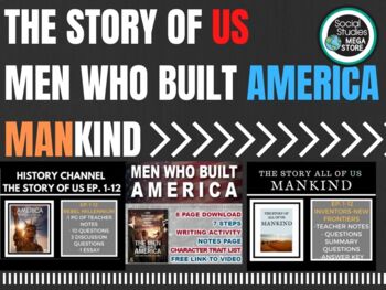 Preview of Story of Us -Men Who Built America -Mankind Story of US -History Channel Bundle