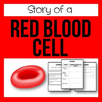 Preview of Story of a Red Blood Cell - A Circulatory System Project!