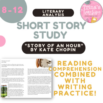 Preview of Story of an Hour, Kate Chopin, Literary Analysis Short Story, Body Paragraphs