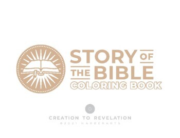 Preview of Story of the Bible Coloring Pages - Quarter Size