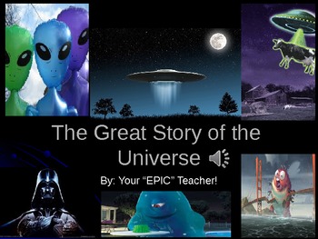 Preview of Montessori Story of the Universe Powerpoint